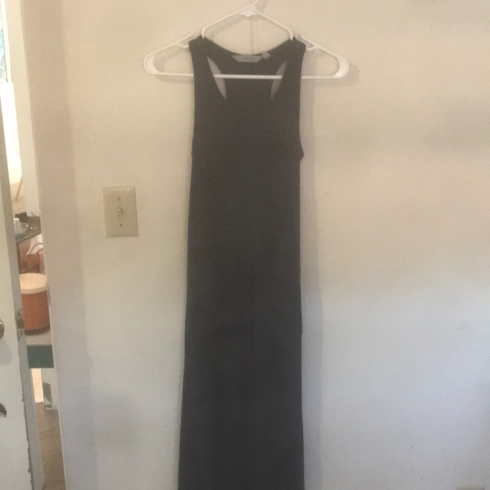 navy blue maxi dress
